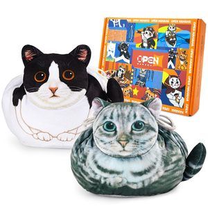 Openhaha Drawstring Cat Travel Organizer, Cosmetic Pouch - Lay Flat Makeup Bag🌻